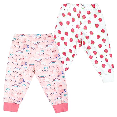 Miniatura 8 de MooMoo Baby Pantalones de pañales impermeables para entrenamiento para ir al baño, 2 paquetes de pañales cortos nocturnos para niños y niñas