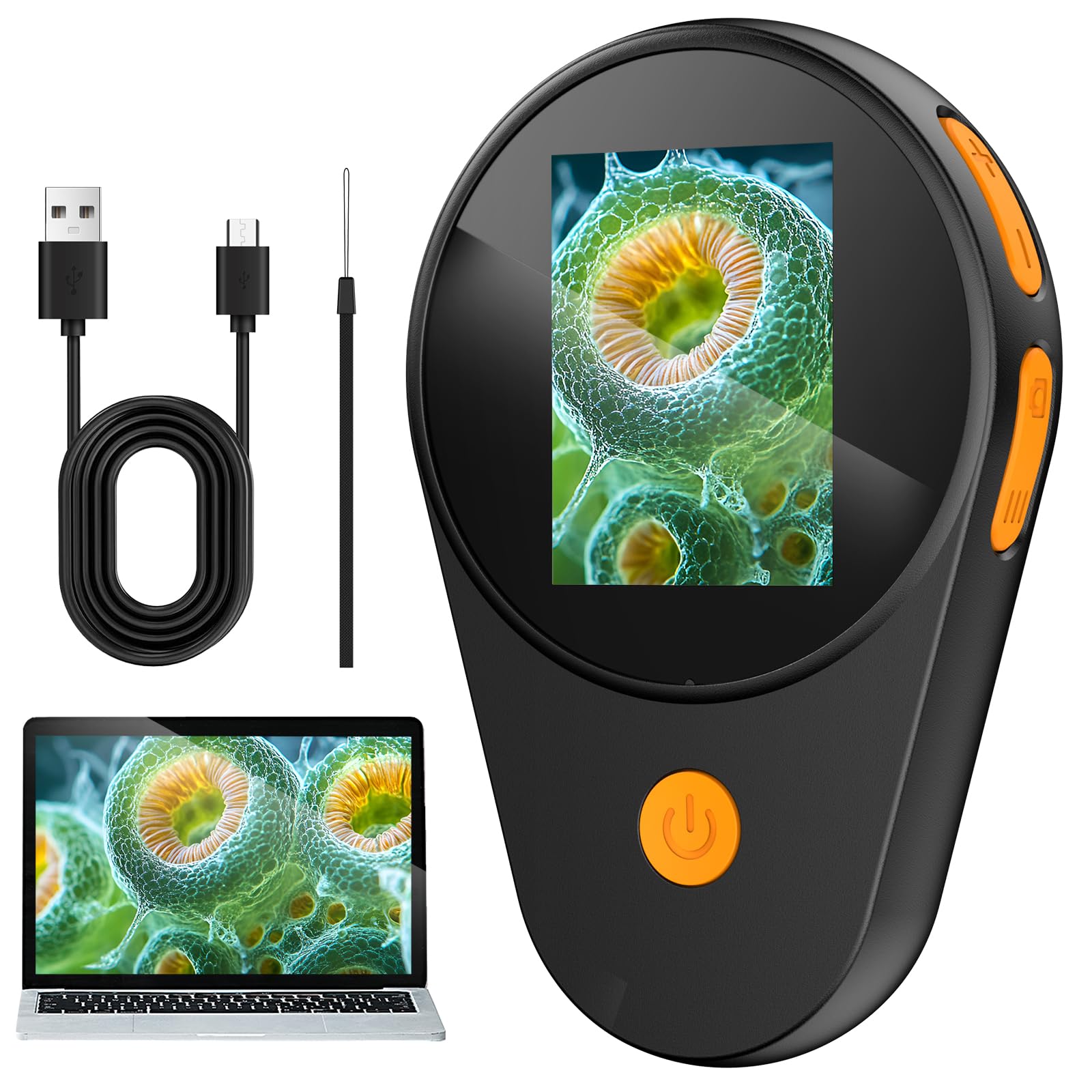 1 pièce Microscope numérique pour enfants, microscope portatif de poche mini, co