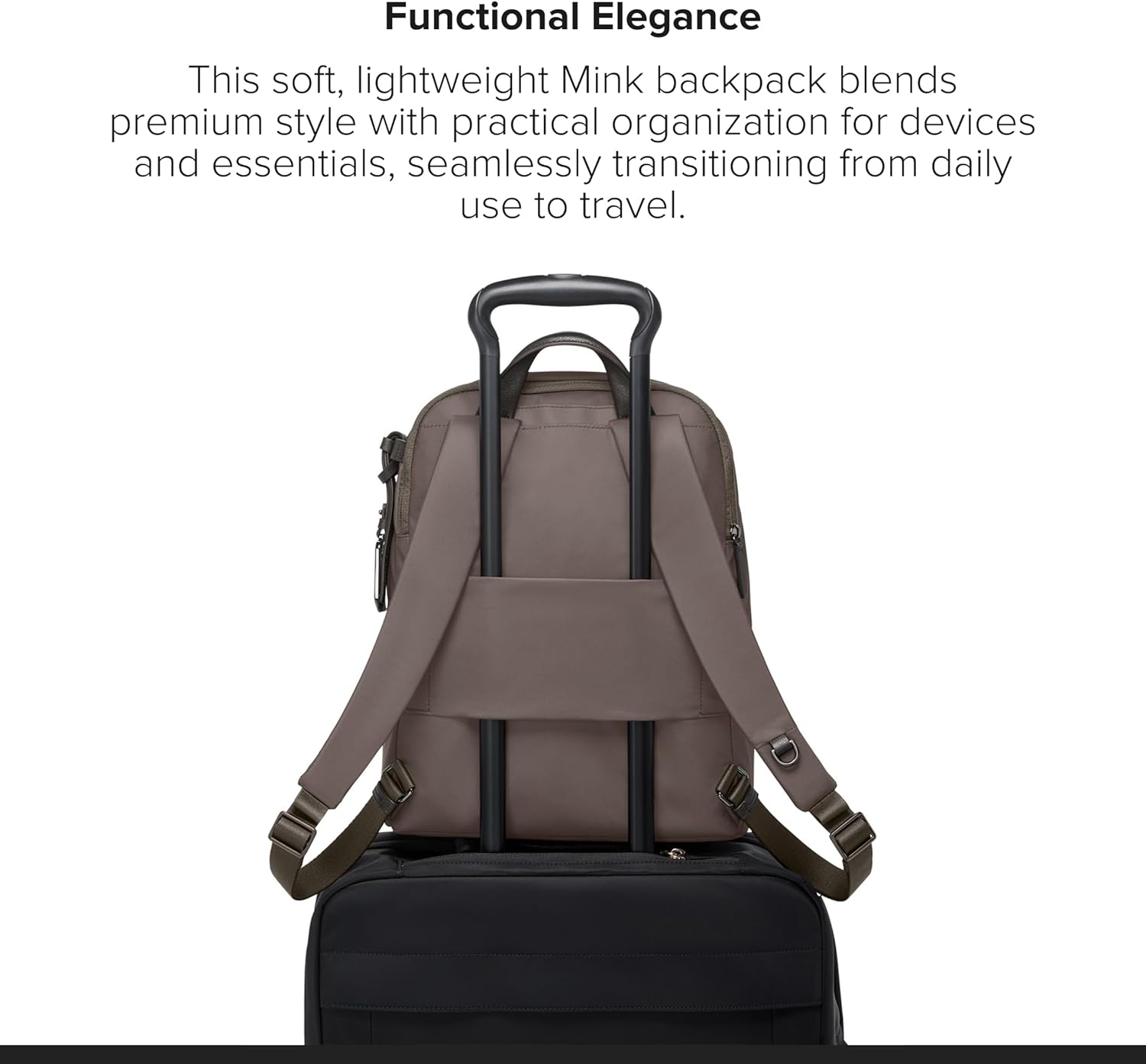 Tumi Womens Halsey Backpack Mink One Size