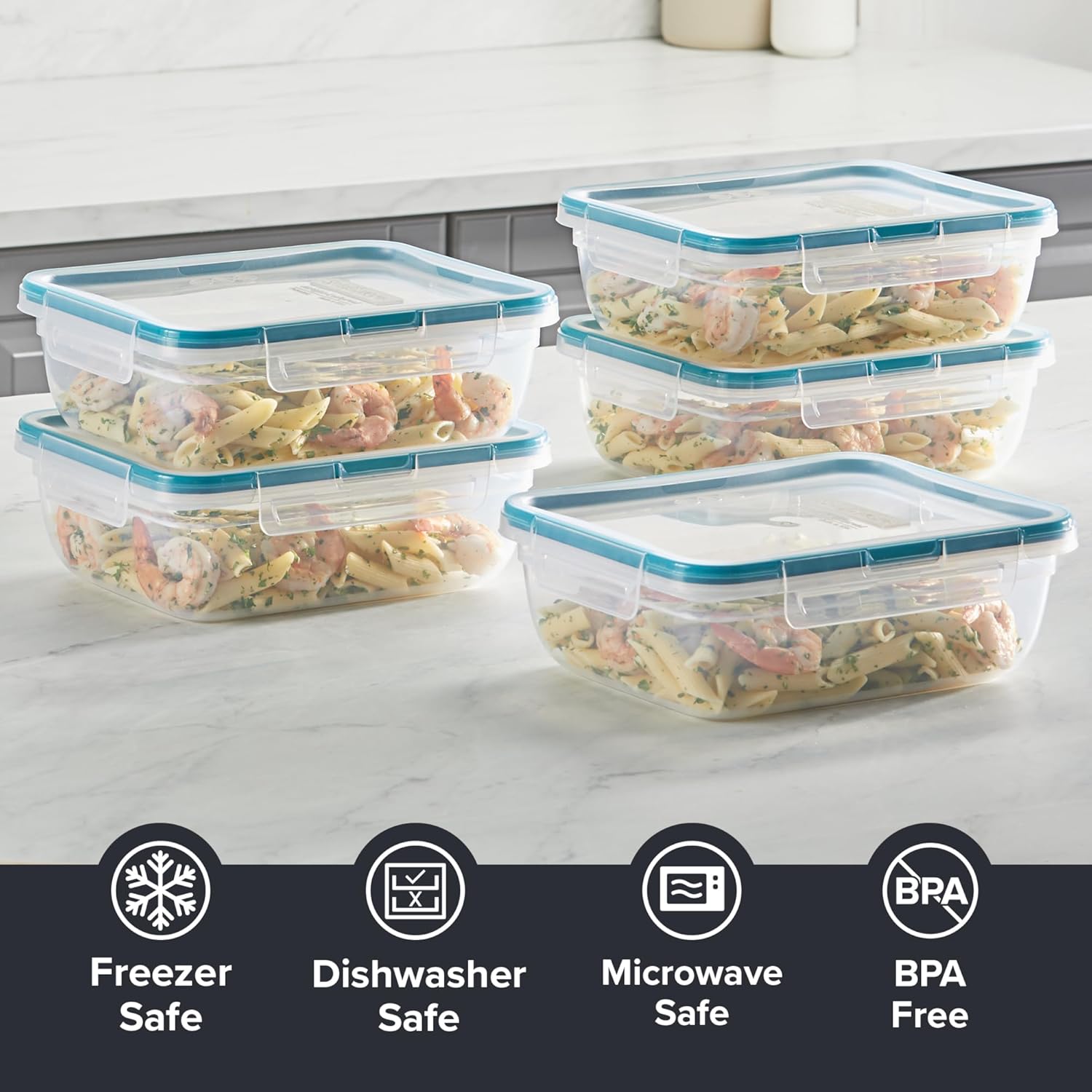 Snapware Total Solutions (5-Pack, Cup) Plastic Food Storage