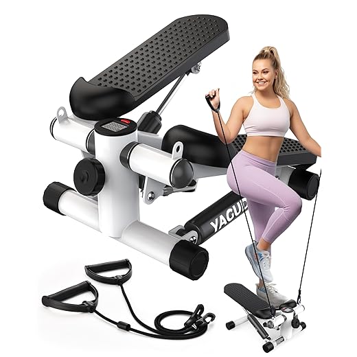 Mini Stair Stepper with Resistance Bands