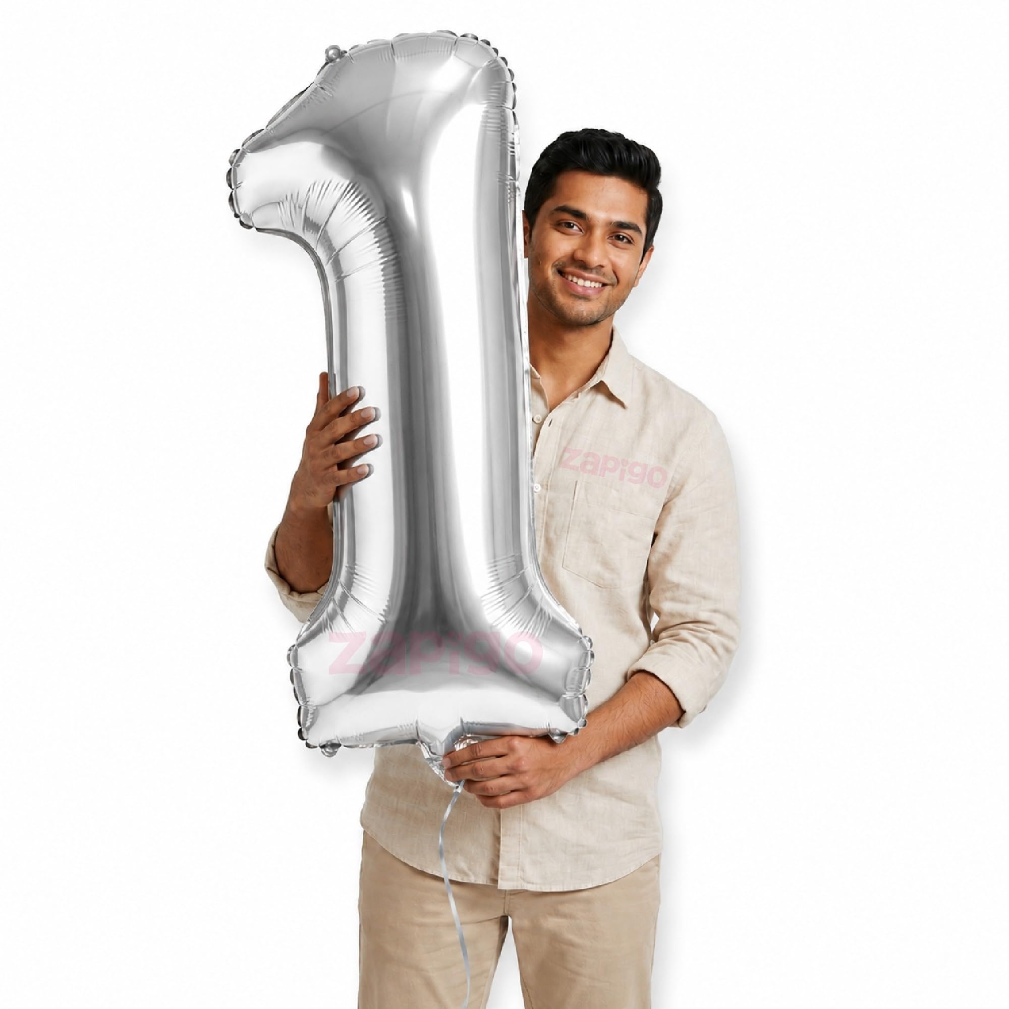 40-Inch · Silver Number 40 Inch