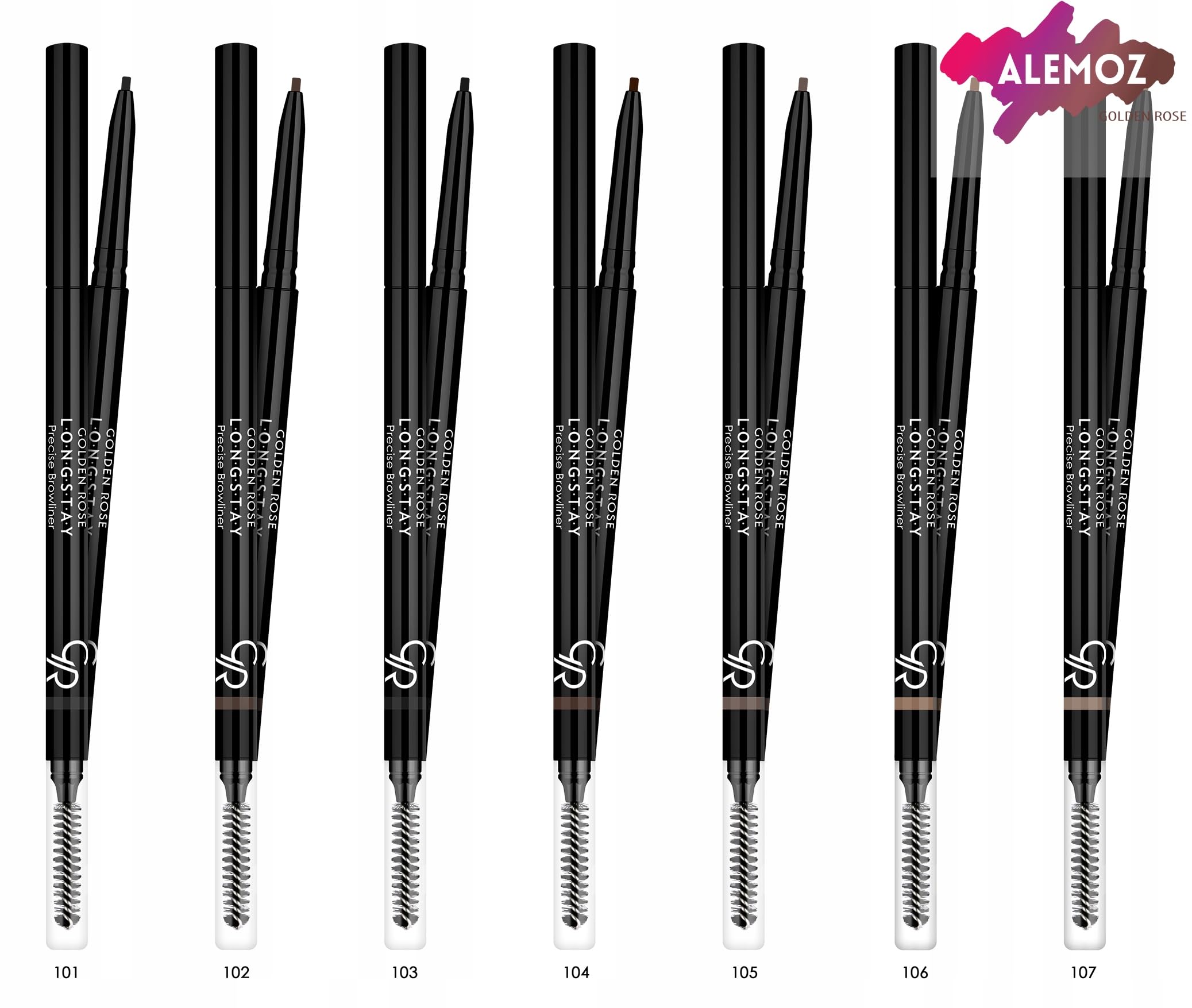 Golden Rose Longstay Precise Browliner No: 102 - Asansörlü Suya Dayanıklı Kaş Kalemi