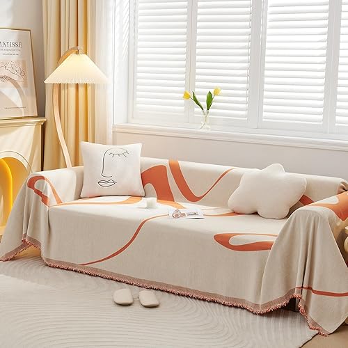 Miniatura 8 de VClife - Funda para sofá de 3 plazas, antideslizante, lavable, apta para perros y mascotas, protectora, caramelo, 71 x 150 pulgadas