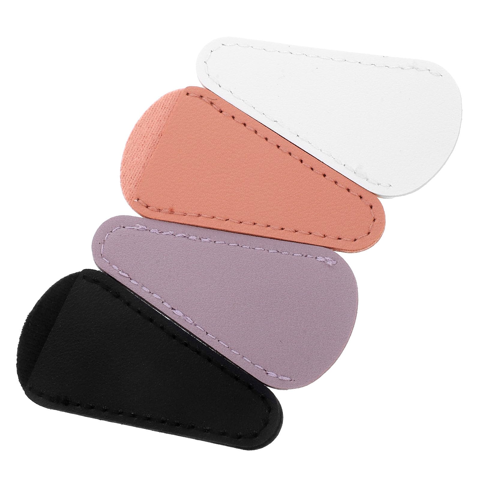 Toyvian Copertura Protettiva in Pelle Pu Resistente a Usura per Forbici Protezione Punte 4 Pezzi Custodia Portatile per Strumenti Ricamo e Ago