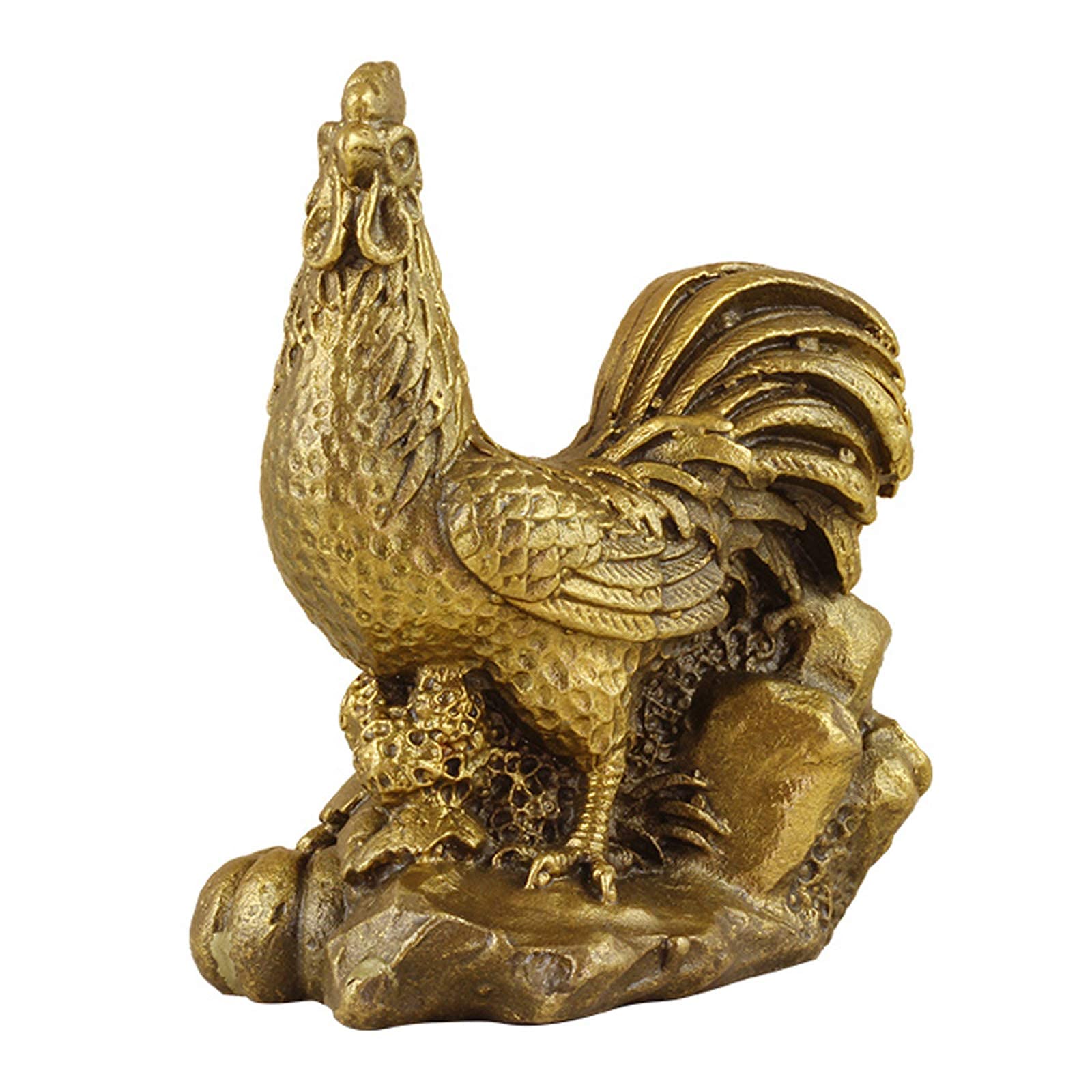 Figurine en Laiton Buffle du Zodiaque Chinois Statuette Feng Shui Luxe