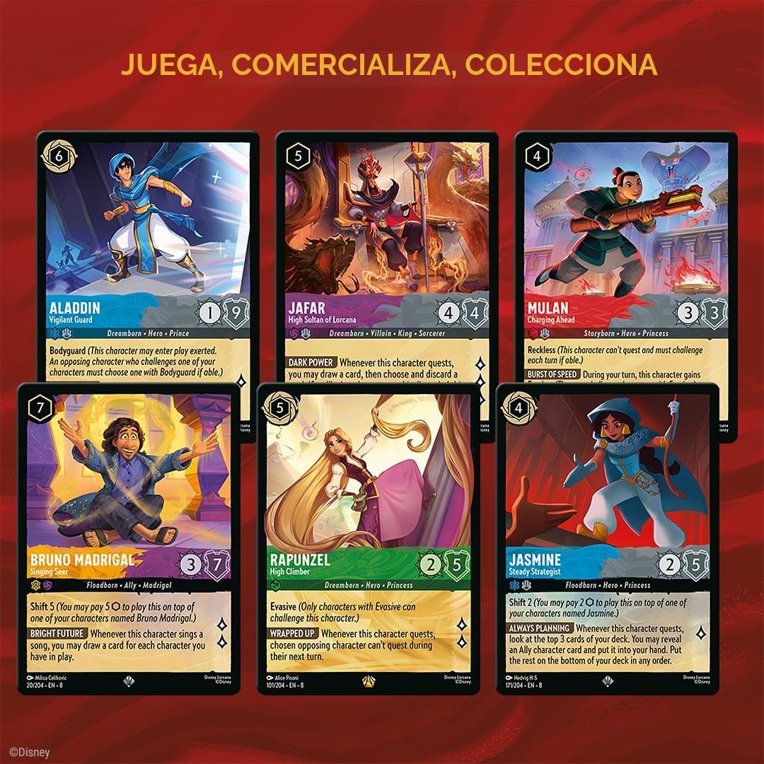 Ravensburger Disney Lorcana: Reign of Jafar - Pantalla con 24