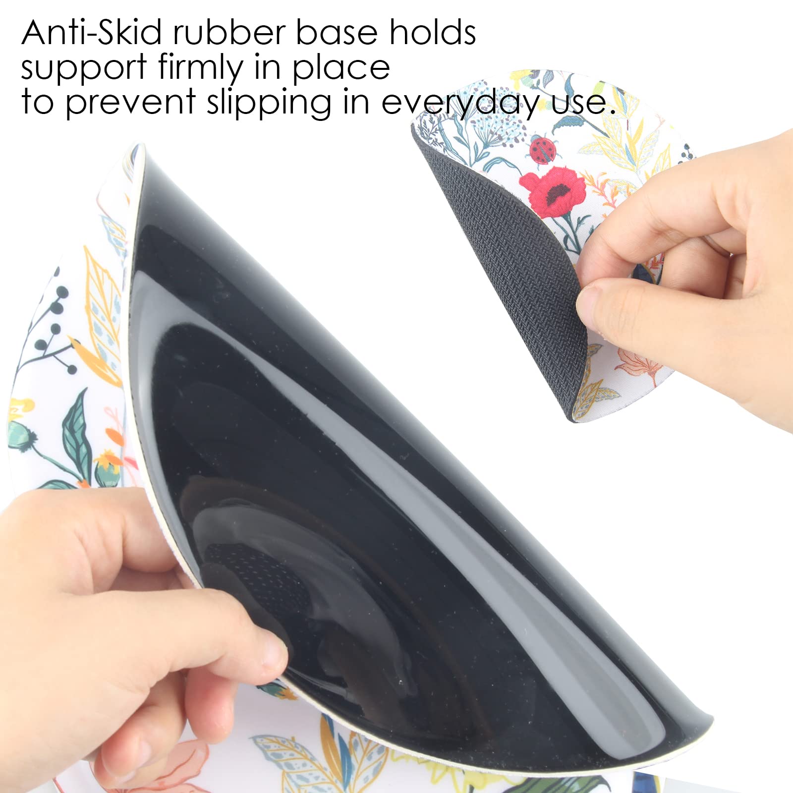 Tappetino Per Mouse Con Poggiapolsi In Gel: Ergonomico, Antiscivolo, Con Sottobicchieri Per Scrivania