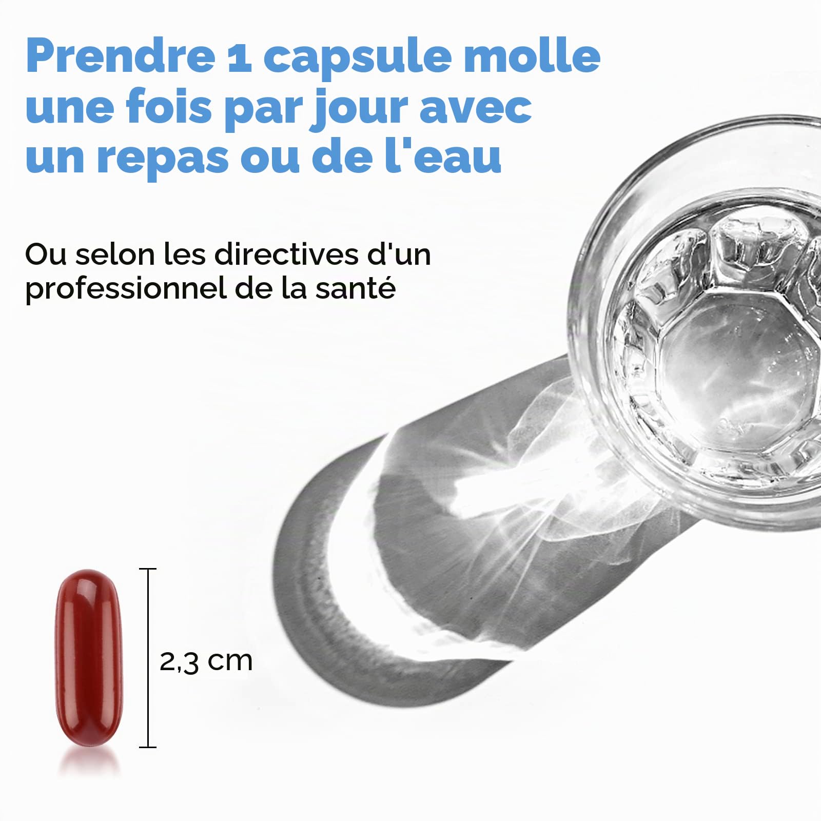 Liposomales NAD+ Gélules 500 mg avec TMG 250 mg, soutient l'énergie cellulaire, 60 gélules (60 Unité (Lot de 2))