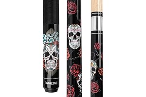 58" Men's Canadian Maple Pool Cue Stick with 13mm Tip | Premium...