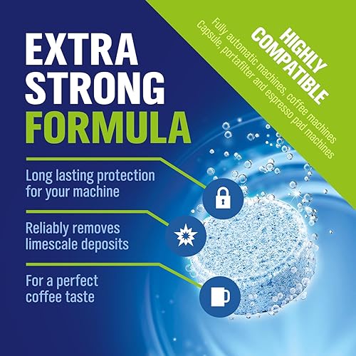Miniatura 6 de WoldoClean Tabletas limpiadoras y descalcificadoras para cafetera, para 20 usos, compatibles con Nespresso, Keurig, Ninja, Delonghi, cafetera
