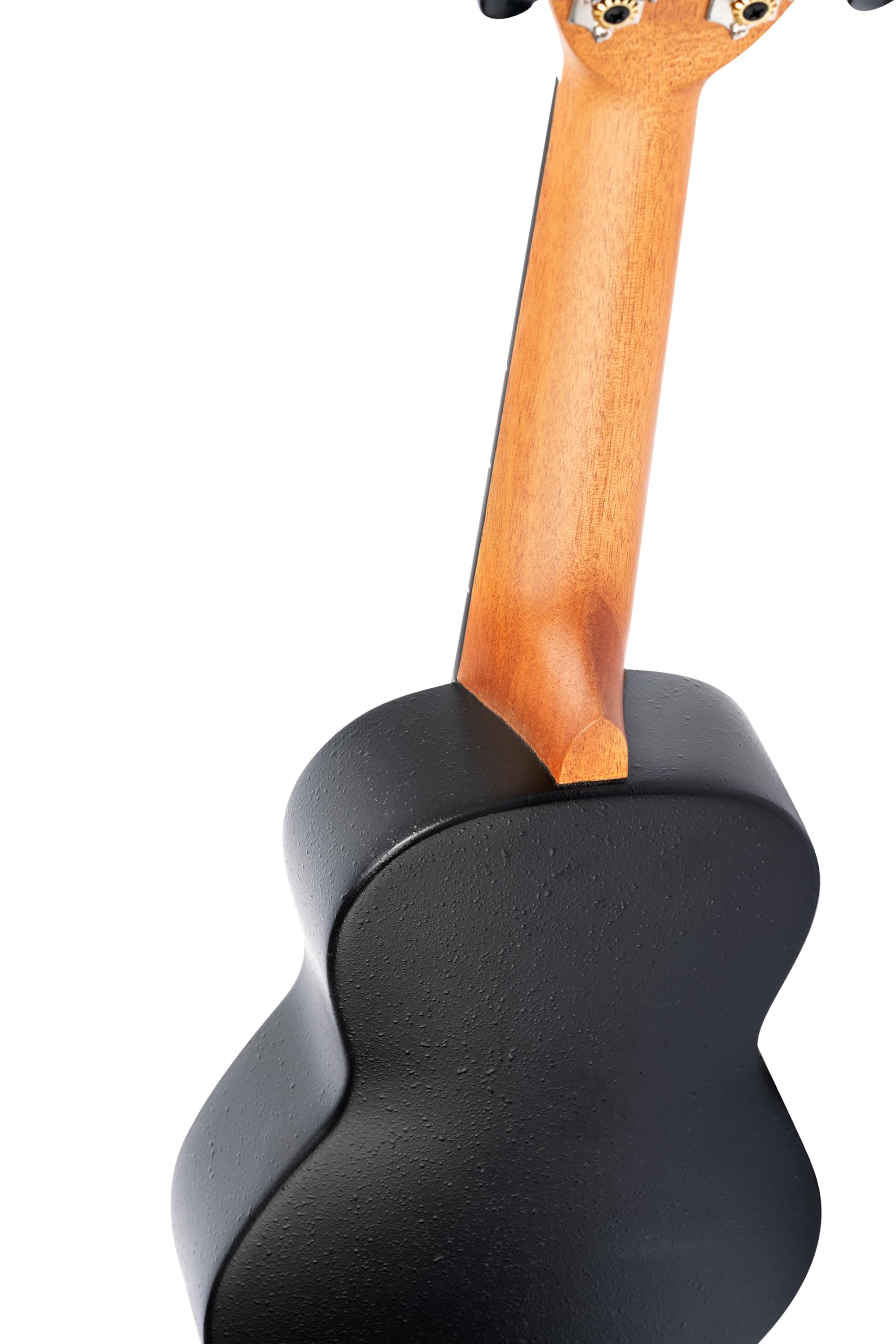 Ortega Guitars Ukulélé Soprano acoustique - modèle gaucher - Keiki K2 - Kit de démarrage incluant Accordeur, Courroie, 5 Médiators Medium et Sac à cordon - acajou (K2-MAH-L)