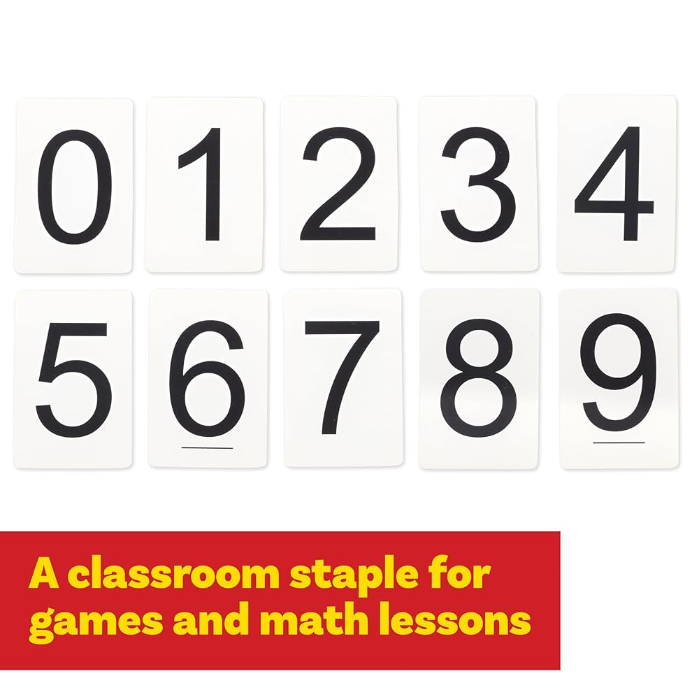 Amazon.com: Cards Number 0-9 Black Set of 50 : Industrial & Scientific amazon-com-cards-number-0-9-black-set-of-50-industrial-scientific