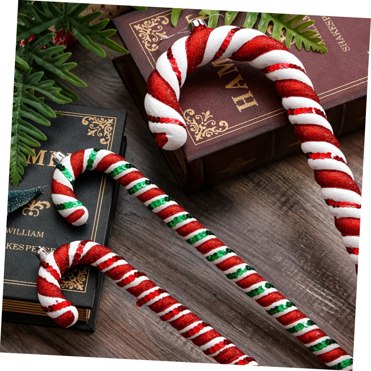Cabilock 3 Juegos Colgante De Árbol De Navidad De Nieve Soportes Navideños Decoración De Dulces De Jengibre Guirnalda Pegatinas Adornos De Decoración Navideña 6 Piezas * 3