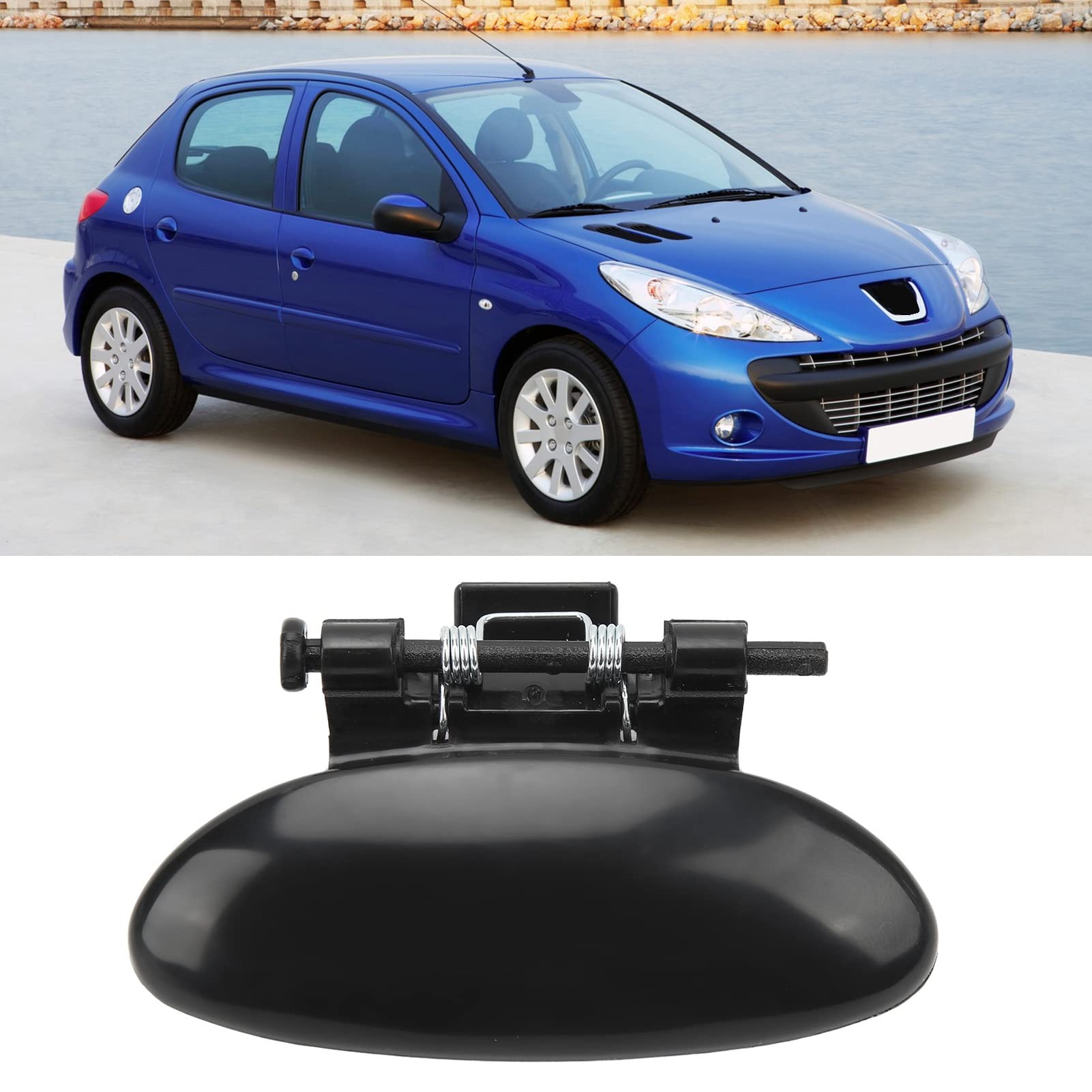 Maniglia Vano Portaoggetti Finao Autoparts - Nero Per Peugeot E Citroen | Ricambio Compatibile