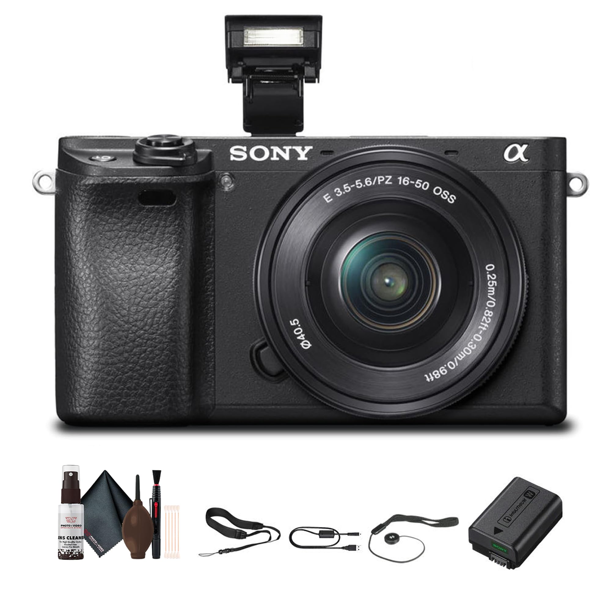 Amazon | ソニー α6300 ミラーレスカメラ 16-50mmレンズ付き ブラック