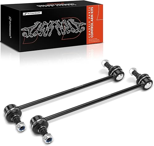 A-Premium 2 eslabones de barra estabilizadora delantera, compatibles con Hyundai y Kia - 2012-2021 - Elantra (Coupe/GT), Accent, Tucson, Veloster,