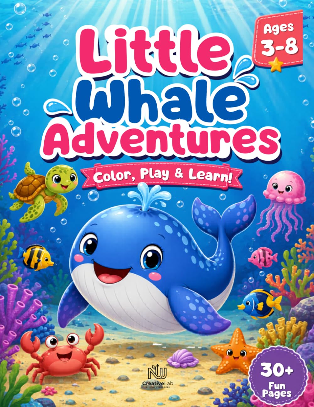 Little Whale Adventures: Children's Book About Nature and Ocean Journeys