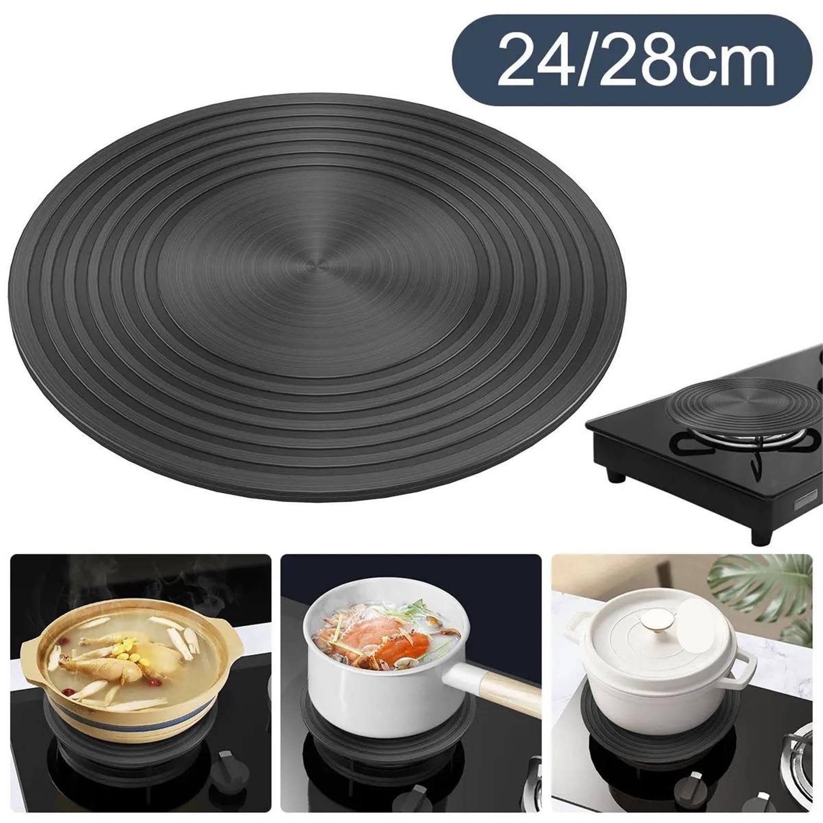 Piastra diffusore Piastra di conduzione del calore distributore assorbente diffusore della cucina da 24/28 cm(24cm)