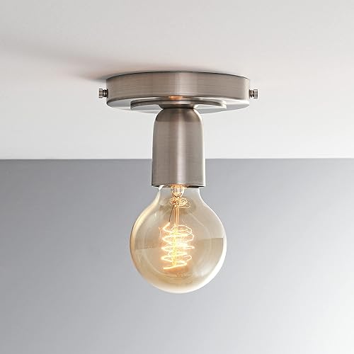 Miniatura 4 de BRIGHTTIA Luna Uno - Aplique de pared de 1 luz, accesorio industrial moderno de mediados de siglo para pared y techo, lámpara minimalista para baño