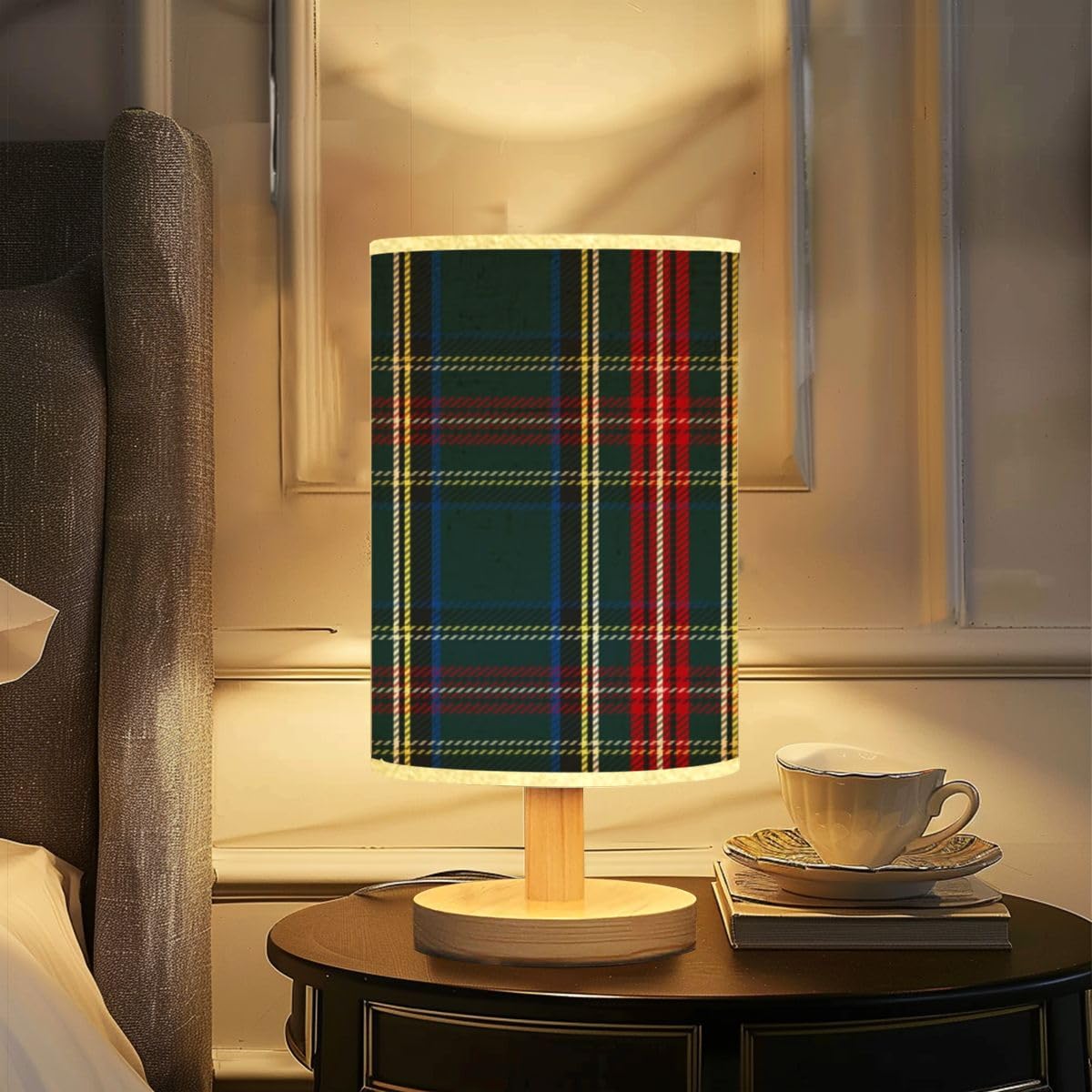 tartan lampshade