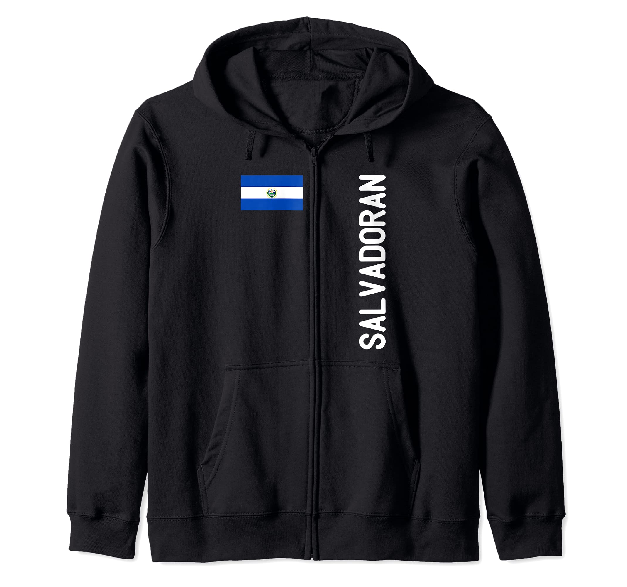 Salvadoran Flag And El Salvador Roots Zip Hoodie