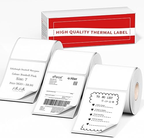 Etiquetas M200 White M220 Label 0.109 x 3.150 in para impresora M220, M200, M221, rollo de 3 rollos de cinta de etiquetas M200 de 2.76 x 3.15