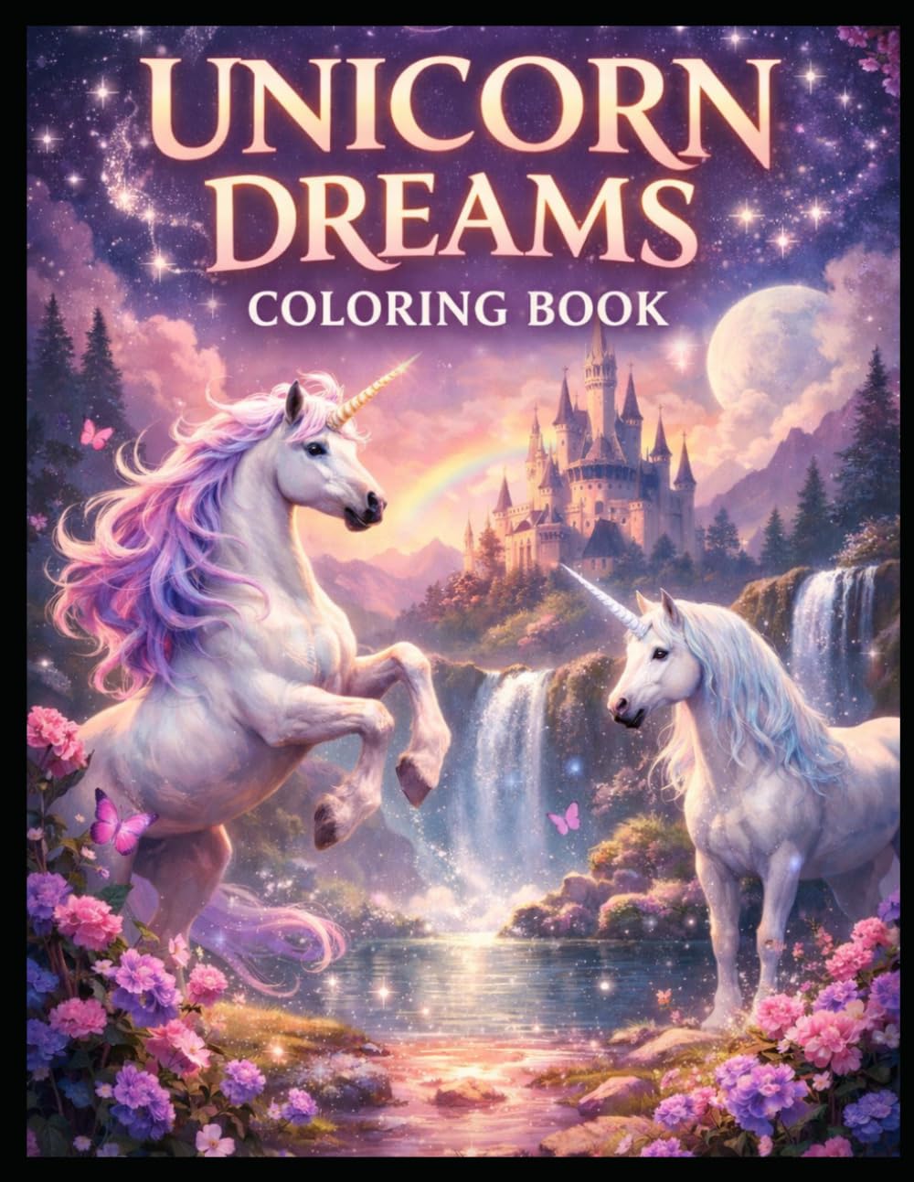 Unicorn Dreams: A Magical Coloring Book for Kids