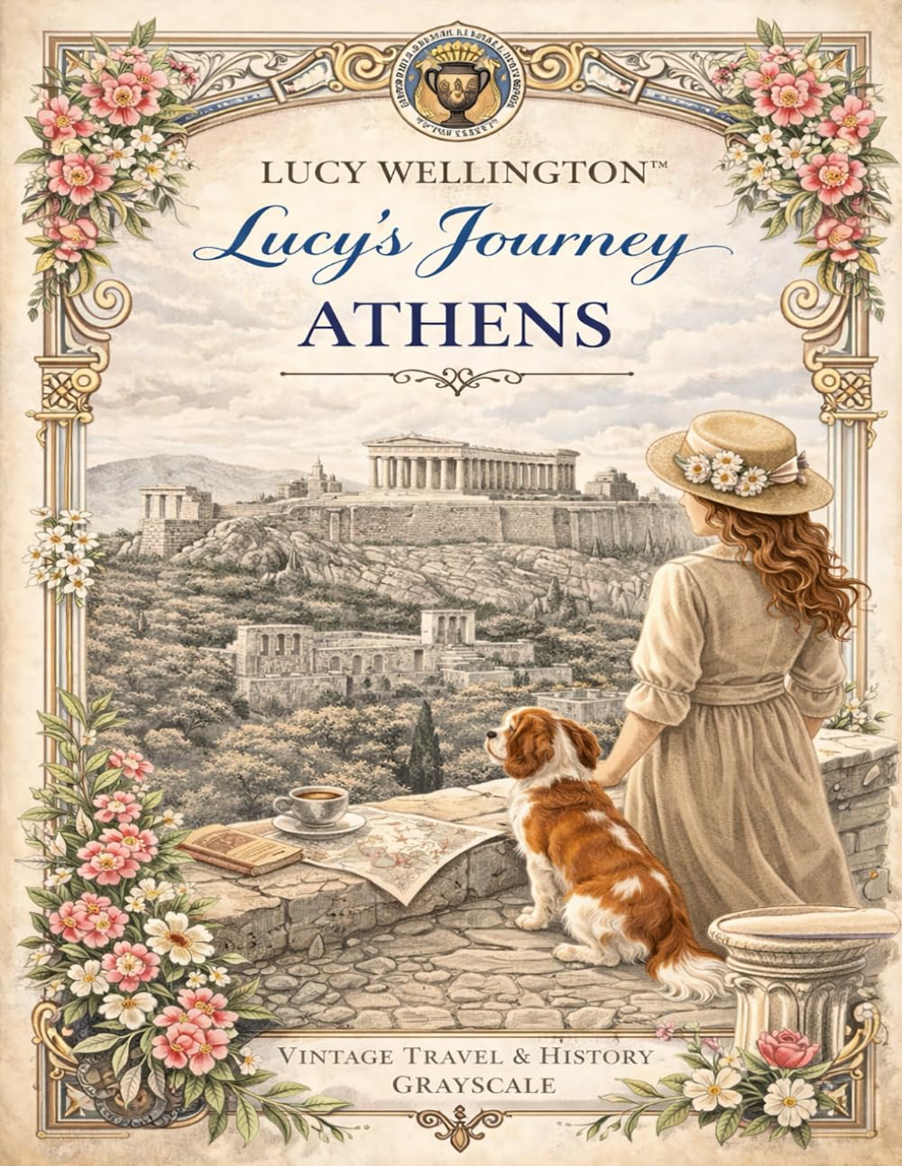 Lucy´s Journey - Athens: cozy vintage travel coloring book for adults (Lucy Wellington)