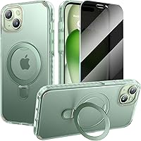 Vista 20 de Diaclara Funda diseñada para iPhone 13 Pro Max, [con protector de pantalla de privacidad] [antiespía] [protección contra caídas de grado militar]
