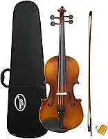 Alan, Viola Clássica Envelhecida AL 1310 3/4 E Alan Com Case Arco Breu Cavalete