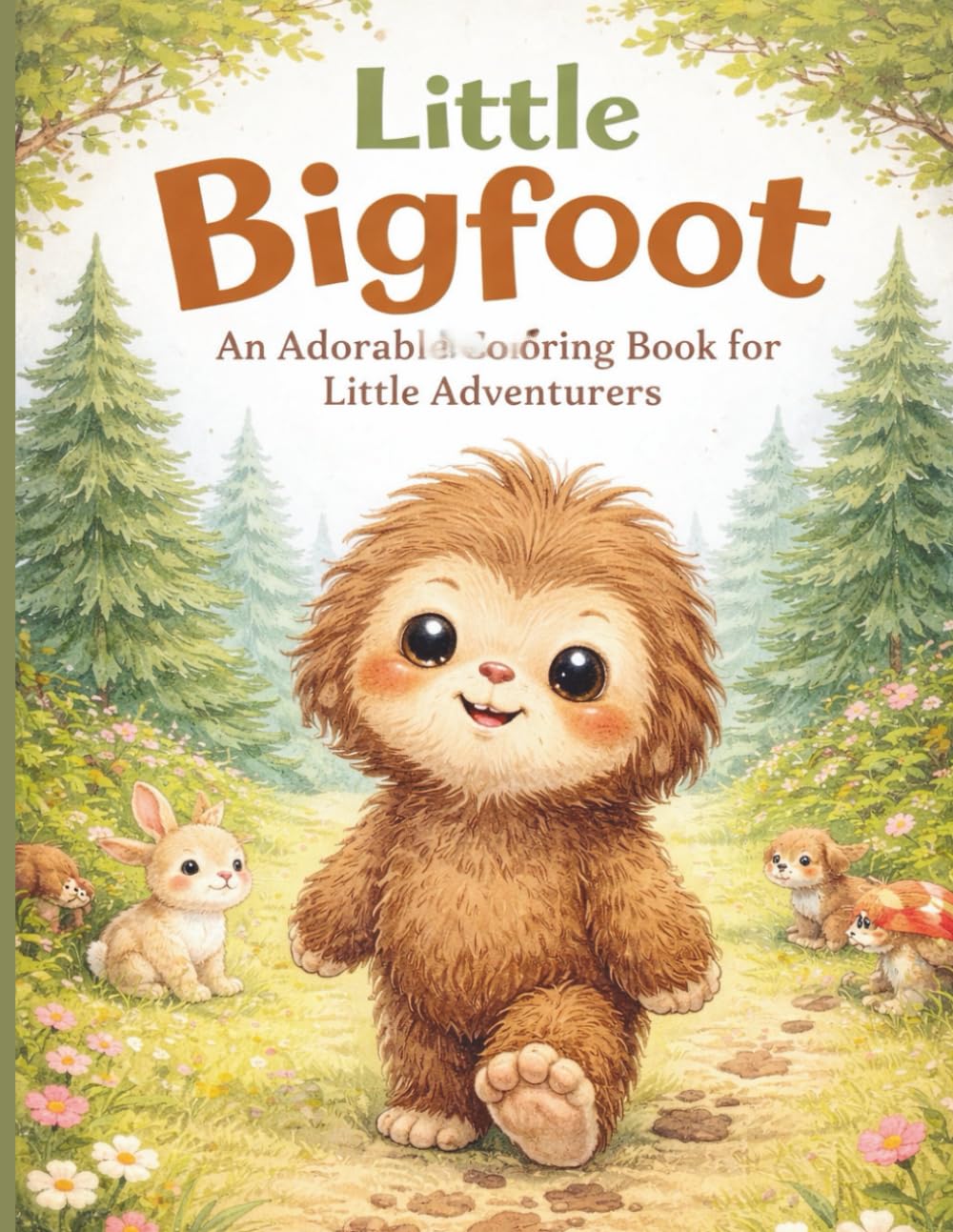 Little Bigfoot: An Adorable Coloring Book for Little Adventurers