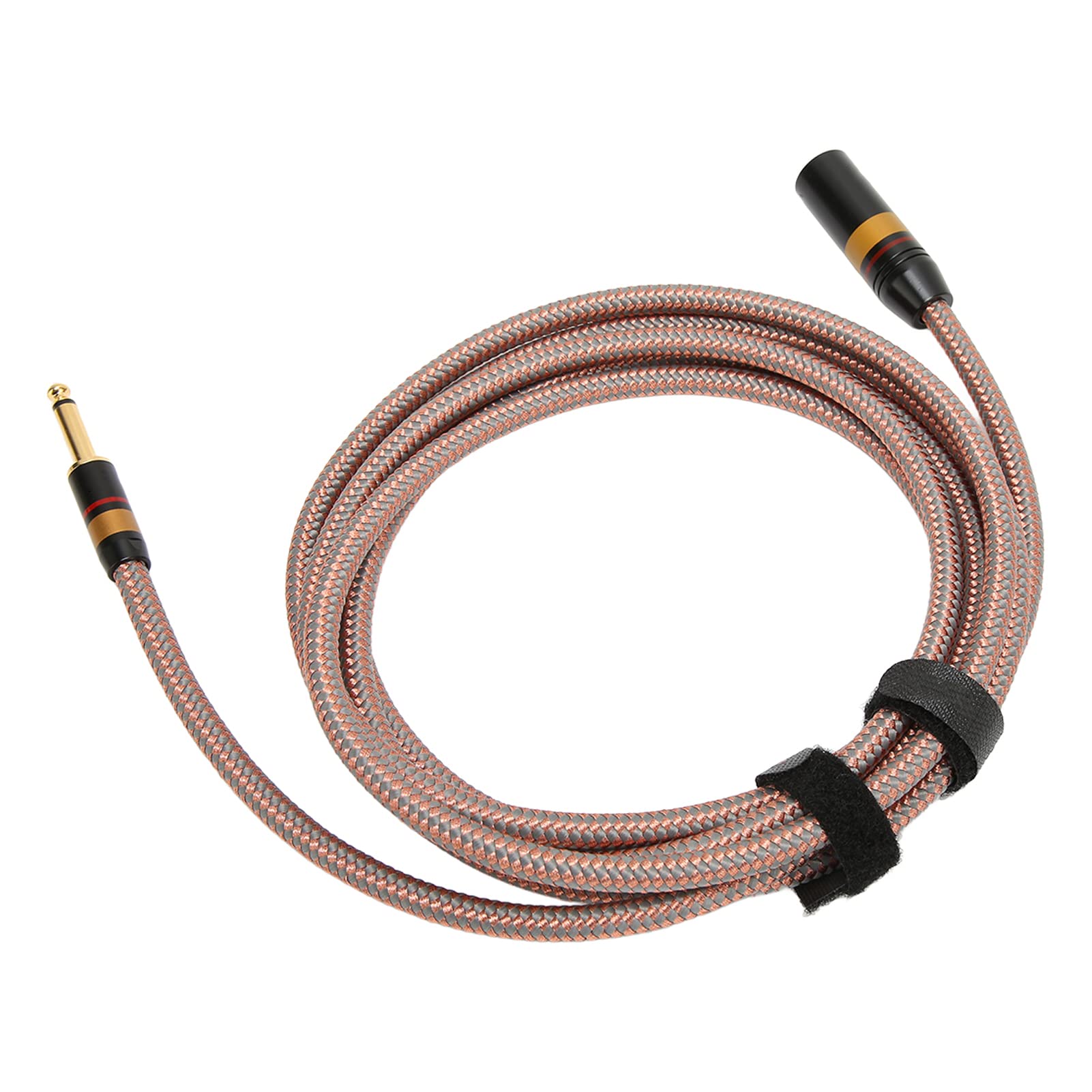 Septpenta 6,35 MM auf XLR Stecker Soundkabel Vergoldetes XLR Soundkabel Aus PVC, Baumwollgewebe für Mikrofone, Mischpulte, Audiokonsolen, Leistungsverstärker (9,8 Fuß)