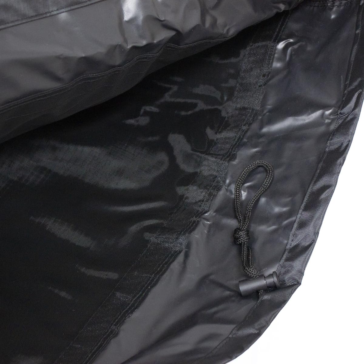 Custodia protettiva per aria condizionata esterna, impermeabile, unità esterna HVAC poliestere, 420D Oxford, protezione UV con rete di ventilazione anti-umidità, sistema di regolazione (nero, 86 x 35