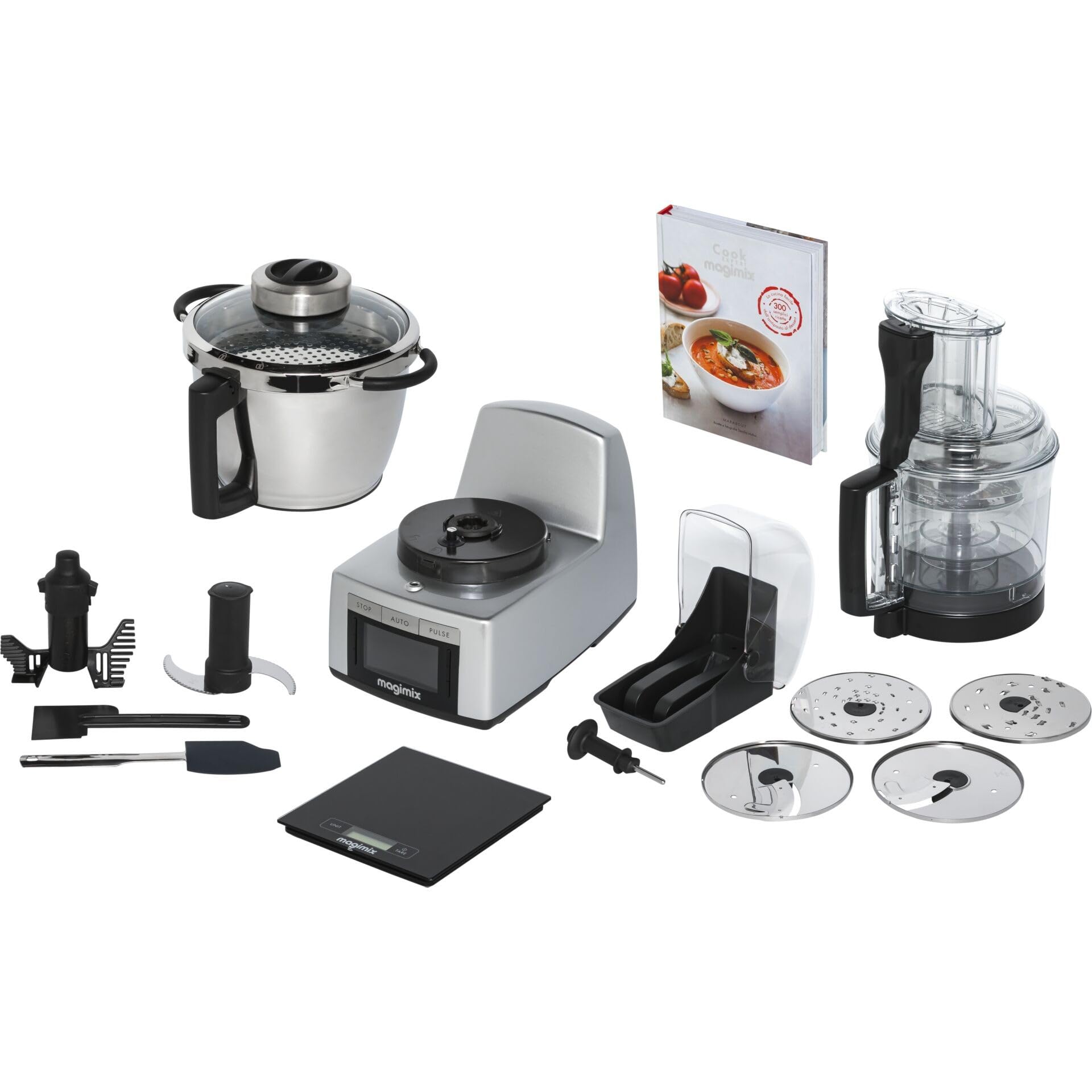 cook expert satin chrome with italian recipes and AP in english 220V