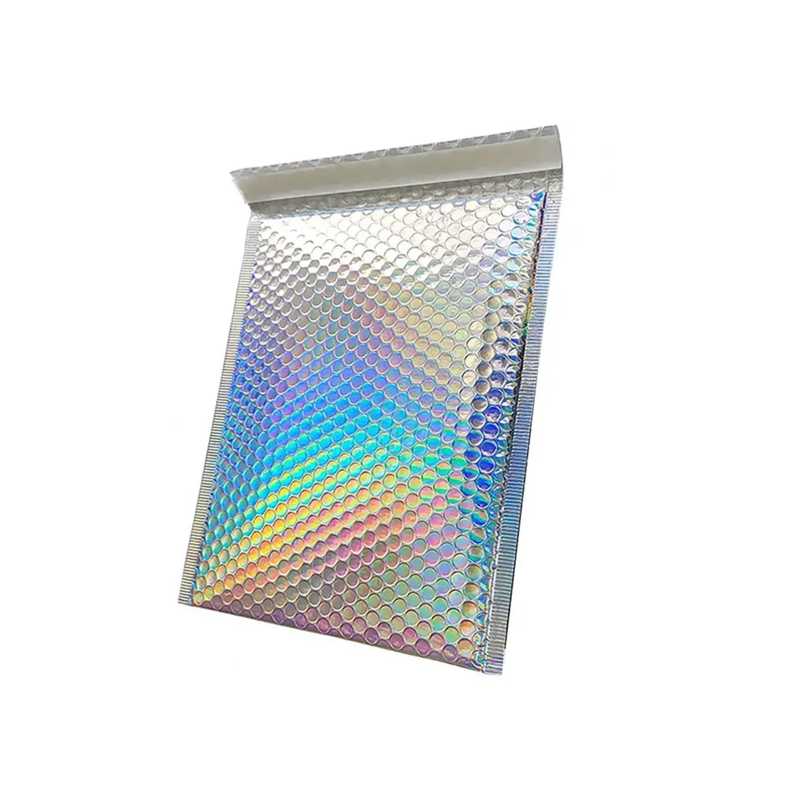 Self Sealing Bubble Cushion 10Pcs/Lot Colorful Bubble Mailers Aluminized Bags Laser Envelope Self Seal Postal Packaging Book Shipping Package(18x23x4cm)