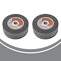 Vista 7 de Paquete de 50 ruedas de corte, 4 ruedas de corte de metal y acero inoxidable de 0.040 x 5/8, disco de corte de metal fino para amoladora angular