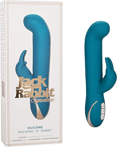 Miniatura 6 de CalExotics Jack Rabbit Signature - Juguete sexual de silicona para parejas juguete sexual de lujo para adultos manos libres masajeador de punto G