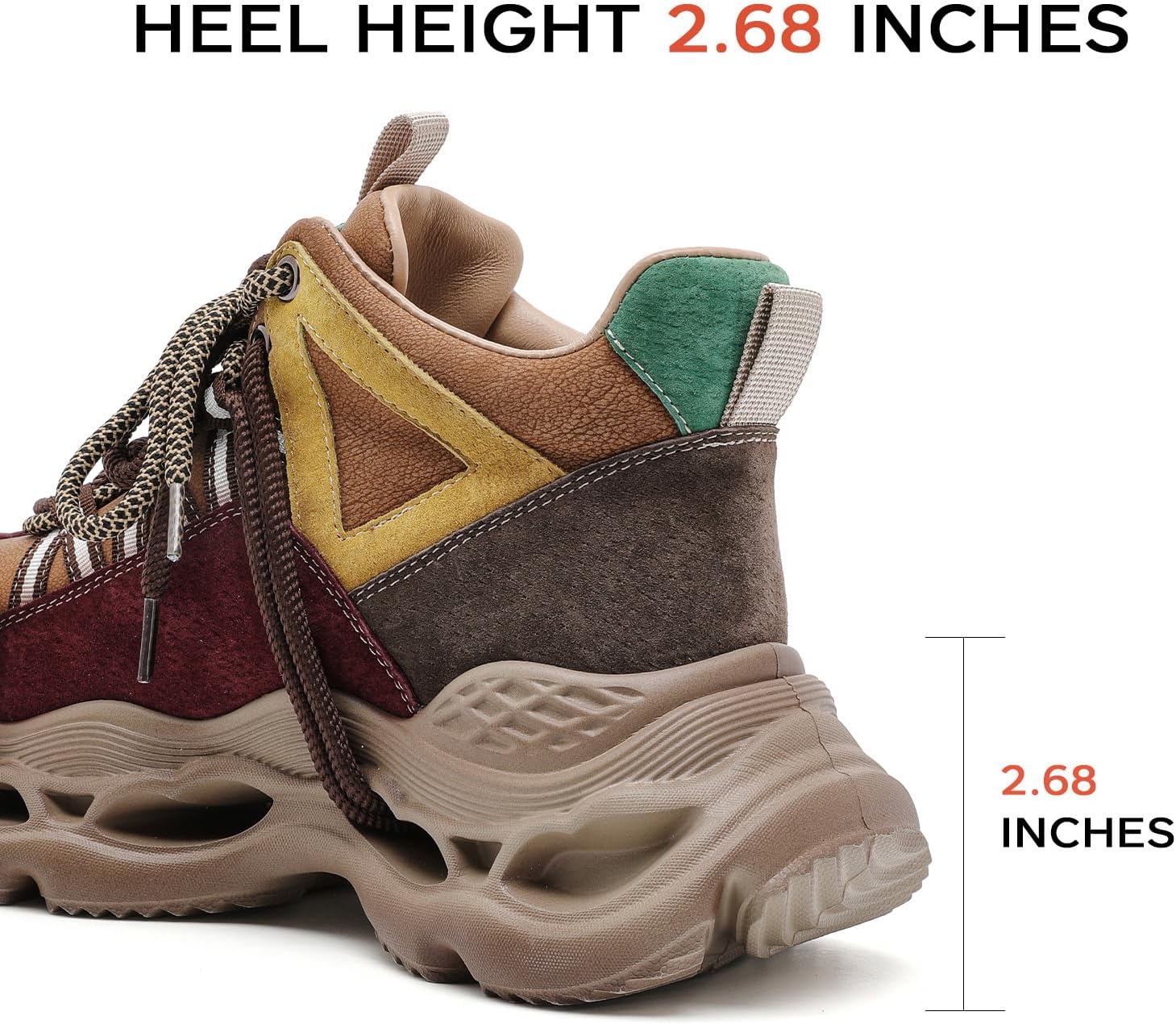 Women's Chunky Sneakers Fashion Platform Tennis Casual Classic Anti-Slip Stylish Walking Sport Shoes - Image 7