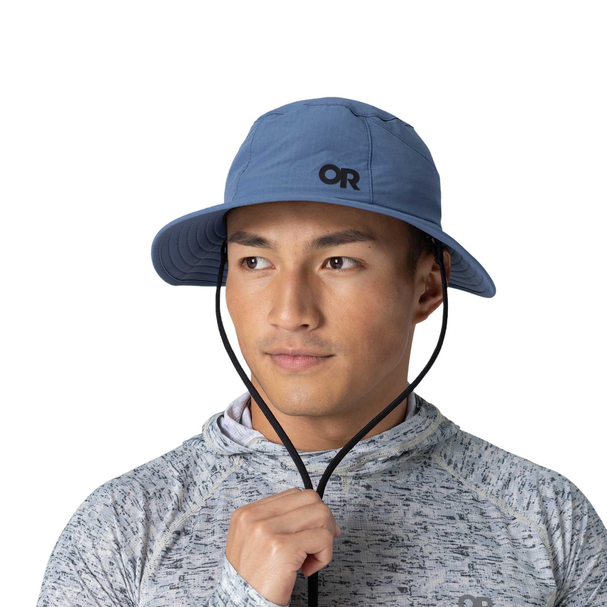 Outdoor Research Helios Sun Hat | UPF 50+ Protection, Classic Boonie Style, Lightweight UV Sun Shade Hat for Men & Women, Skyline, XL