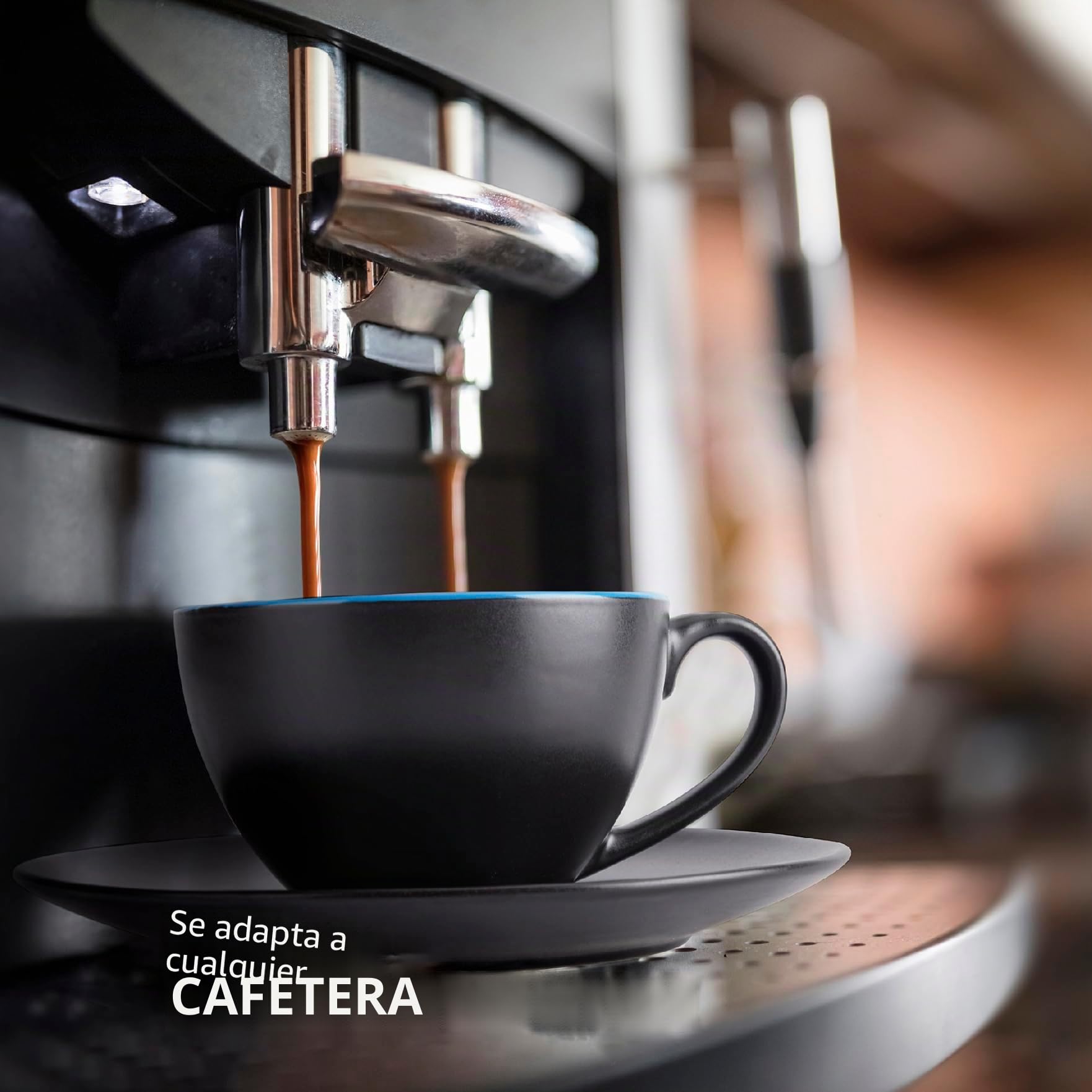 MIAMIO - Juego De Tazas De Cafe - 6 tazas de 175 ml Tazas de Cappuccino - Juego tazas de cafe Capuchino Taza Cafe - Colección Le Papillon (Azul)