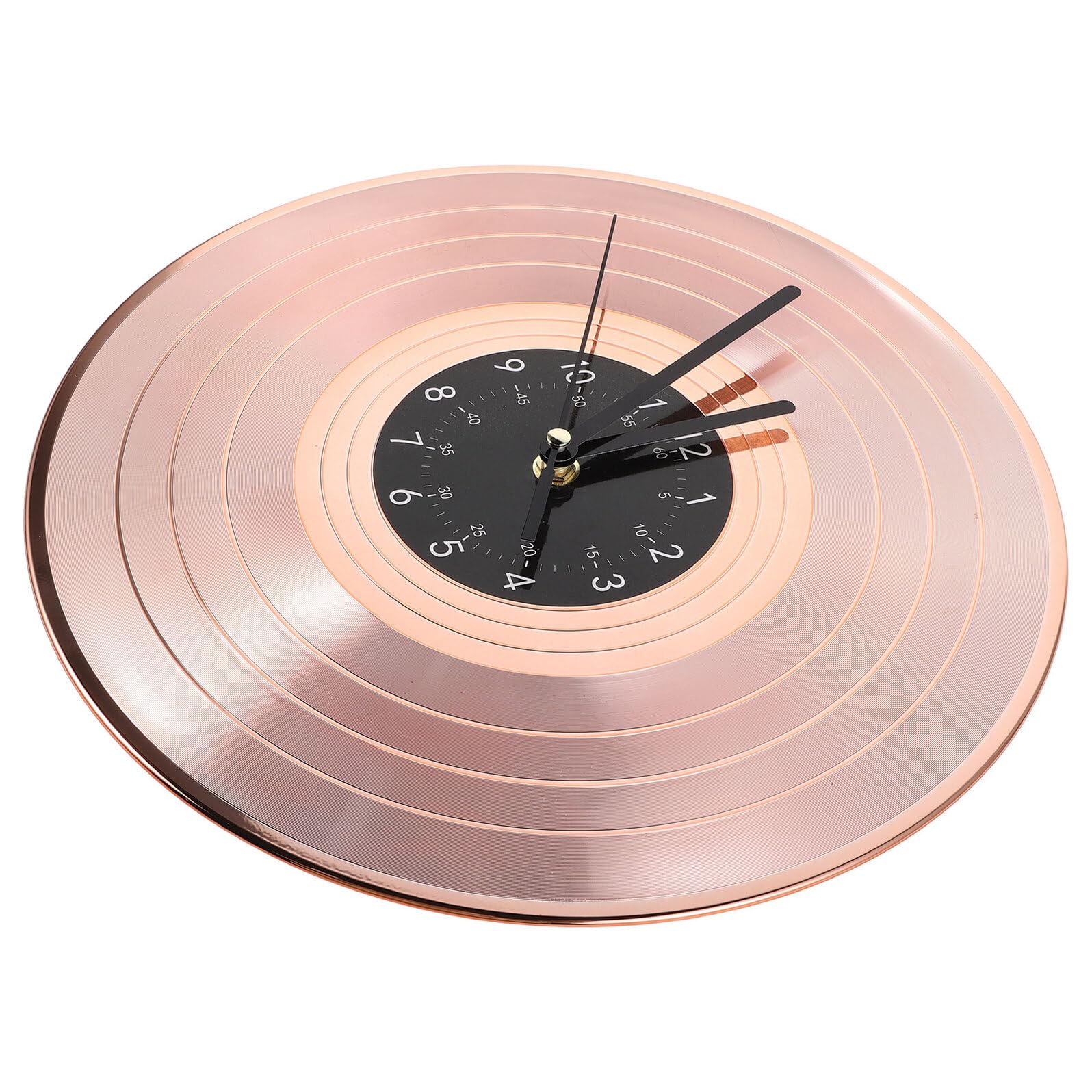 Orologio da Parete in Vinile Disco Musicale da Orologio da Parete Rotondo in Stile Retrò Funziona Batteria per Decorazione Sala Musica Soggiorno