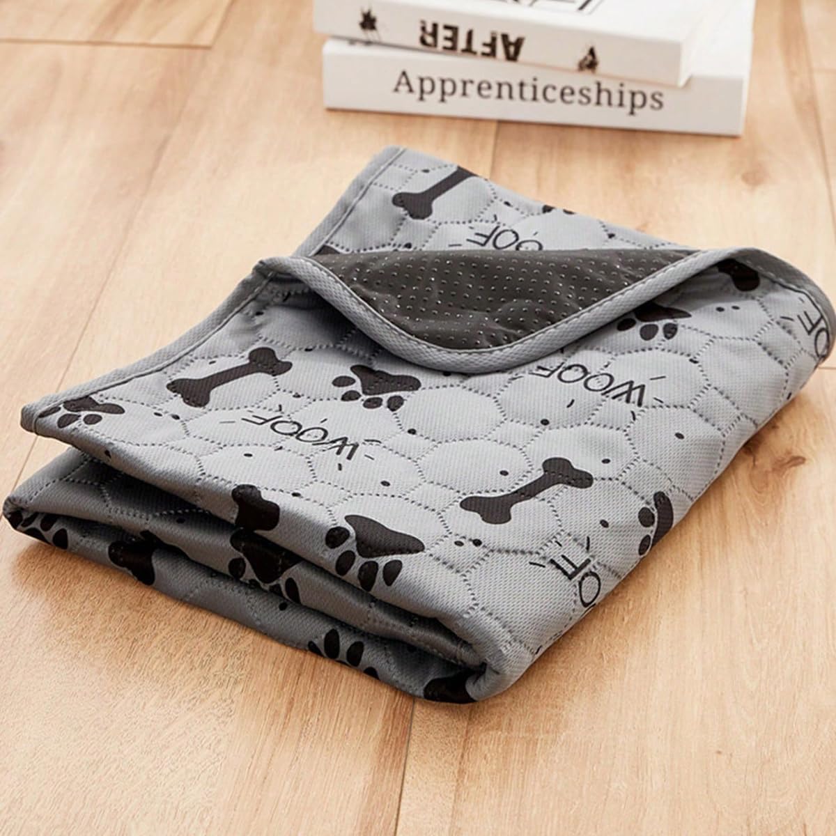 Forher Washable Pee Pads for Dogs 1 PC Reusable Puppy Pads Pet Training Pads, Waterproof Dog Pee Pads for Crate, Whelping Pad, Non-Slip Protects Against Urine Leakage (XXL（59.1*35.4in）)