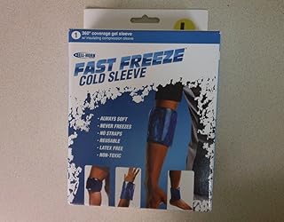 Fast Freeze Cold Sleeve in Blue/Beige Size: Large