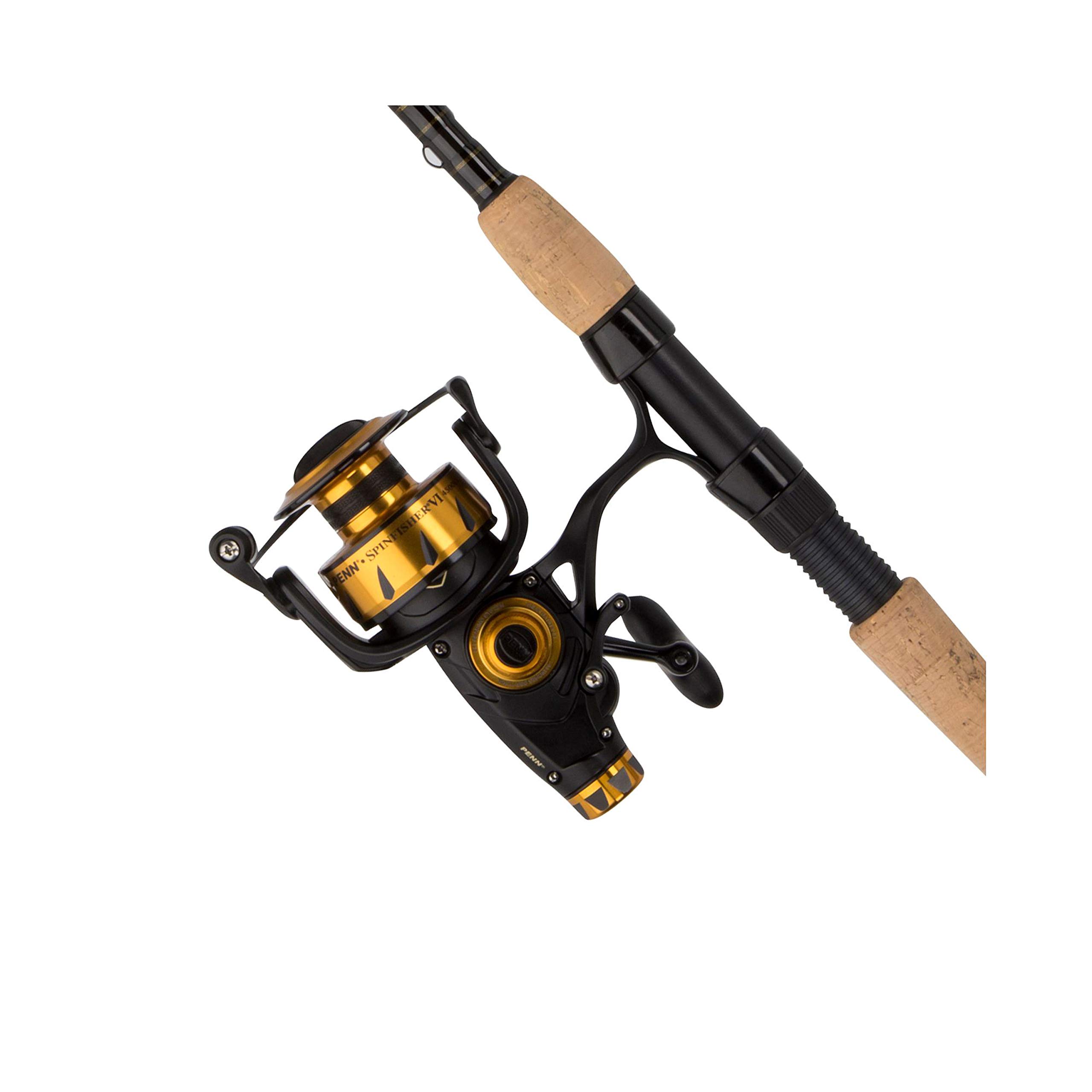Penn, Spinfisher VI Live Liner Saltwater Combo, 6500, 5.6:1 Gear Ratio, 7' Length 1pc, 15-30 lb Line Rating, Ambidextrous