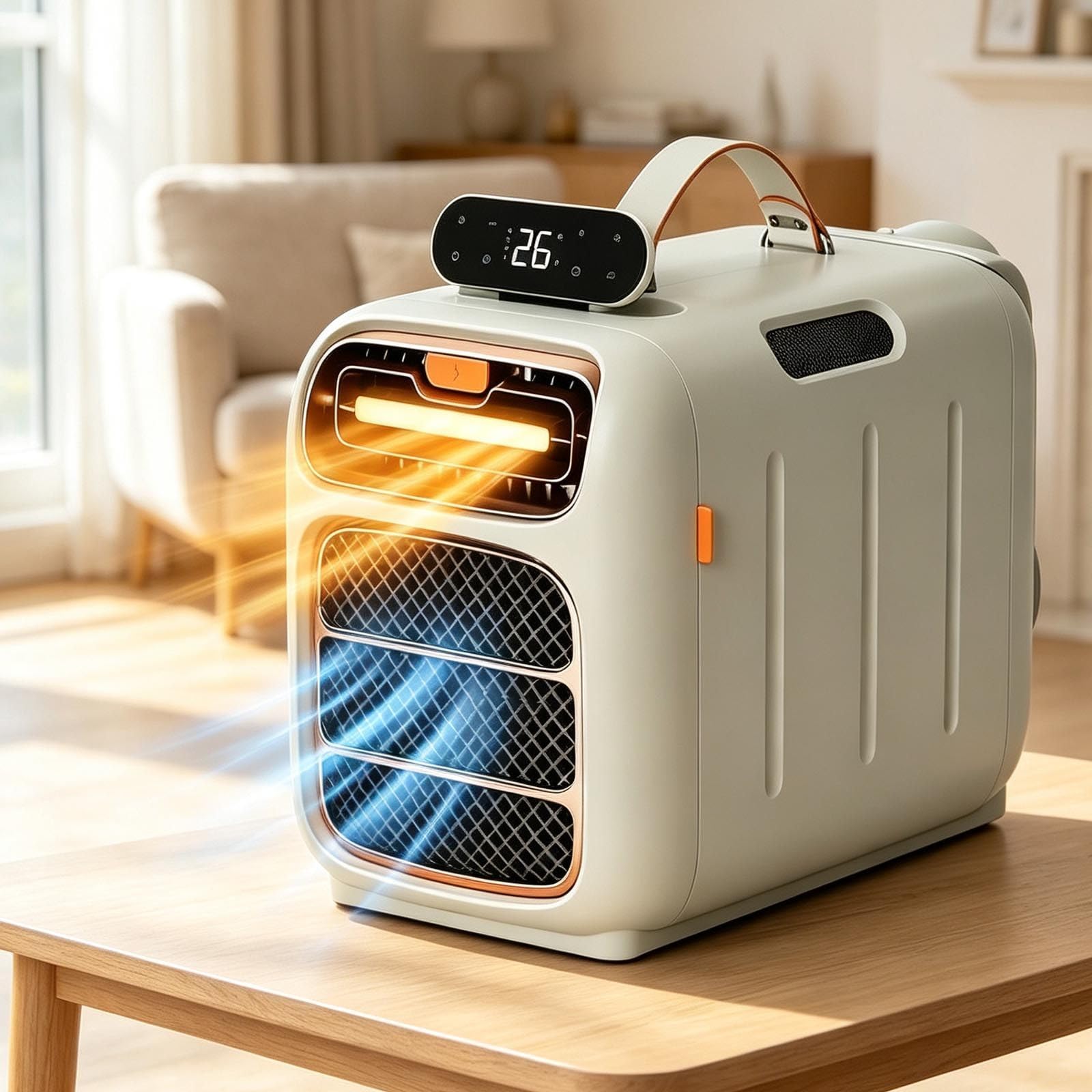Portable Air Conditioner Cool&Heat,Camping Air Con for Home Tent