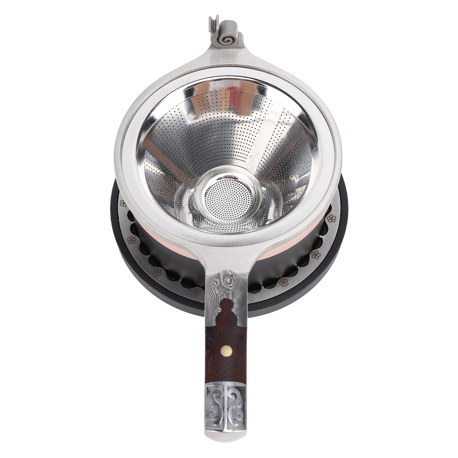 Generic Juego de Filtros de té de Malla Fina de Acero Inoxidable de Primera Calidad para Infusiones Transparentes con Embudo Infusor Reutilizable Adecuado para Preparar té en Casa