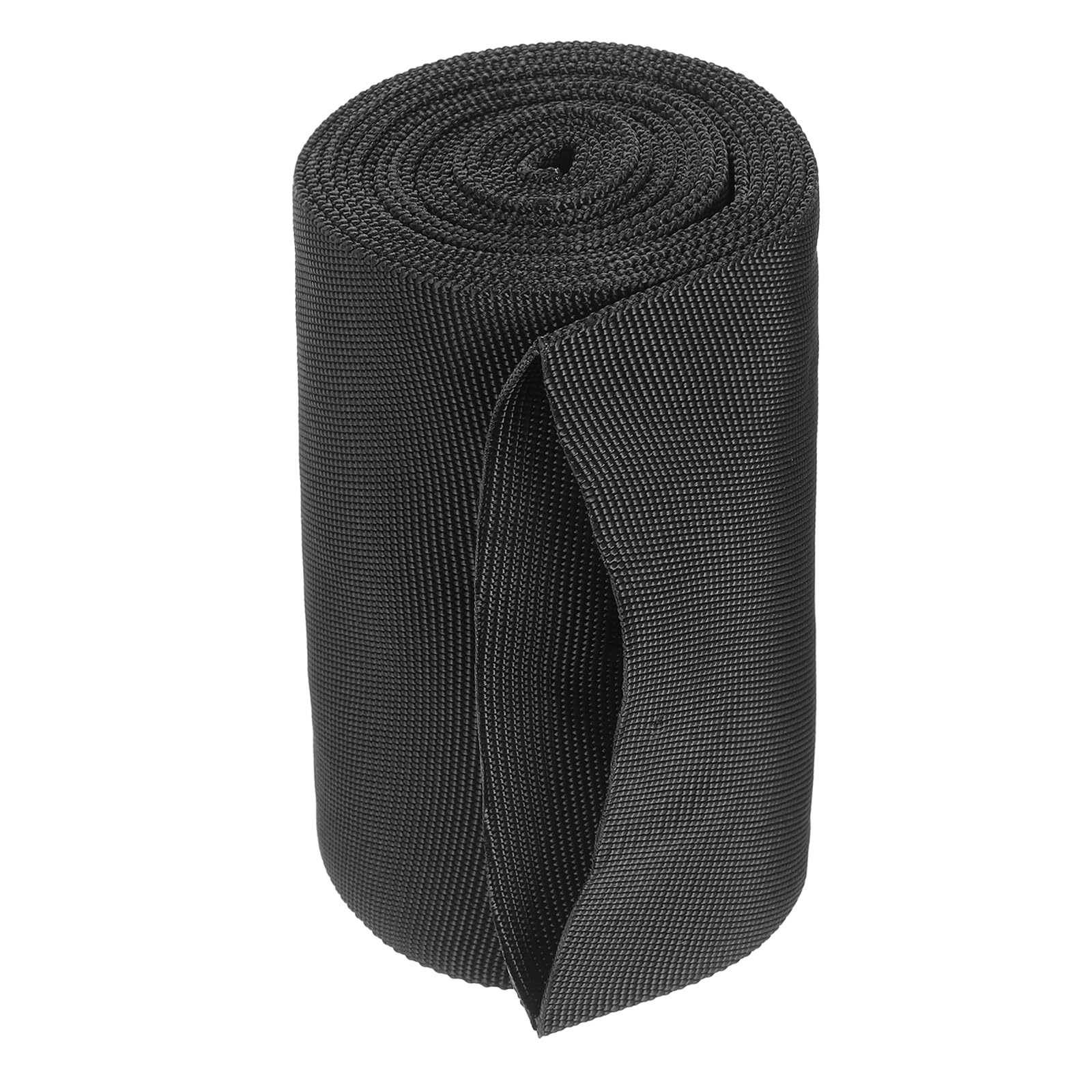 sourcing map Nylon Protective Hose Sleeve 90mm ID 3 Meters Cable Cover Sheath Protection Hydraulic Hose Wrap for Welding Cord Tig Torch Hydraulic, Black