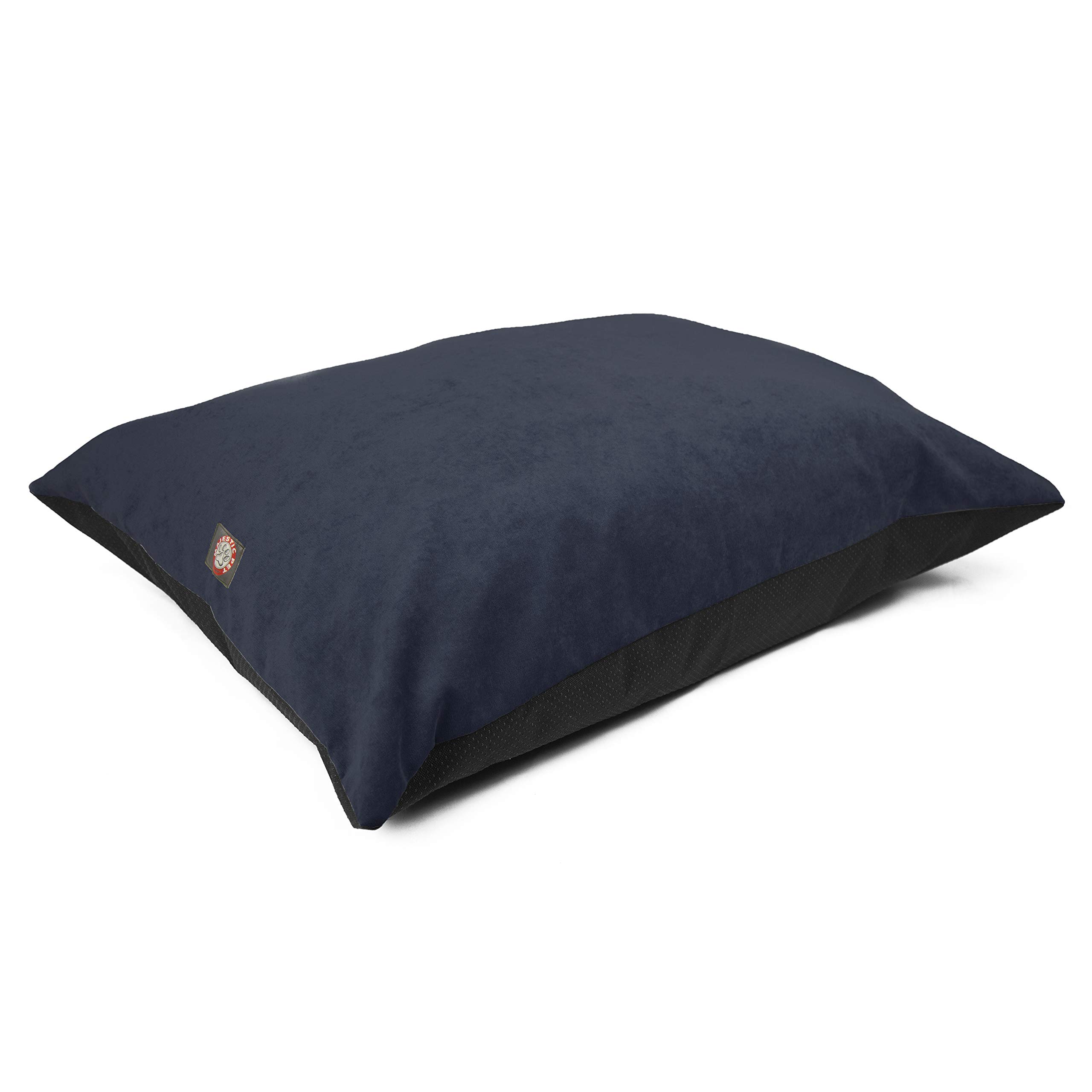 Majestic Pet Large Dog Bed - Rectangle, Washable, Non-Slip, Comfortable - 46 x 35 Inch - Villa Navy