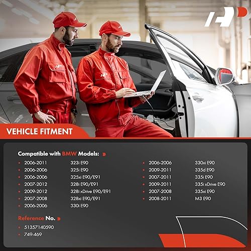 Miniatura 2 de Regulador de ventana A-Premium sin motor para BMW E90 E91 323i 325i 328i 330i 335i M3 para la parte posterior derecha del lado del pasajero